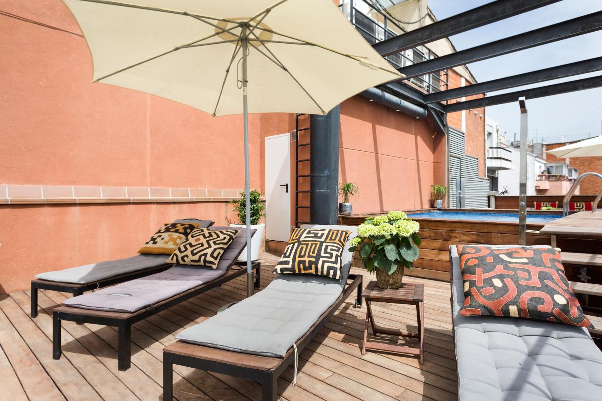 Apartment Barcelona Rentals - Pool Terrace In City Center Zimmer foto