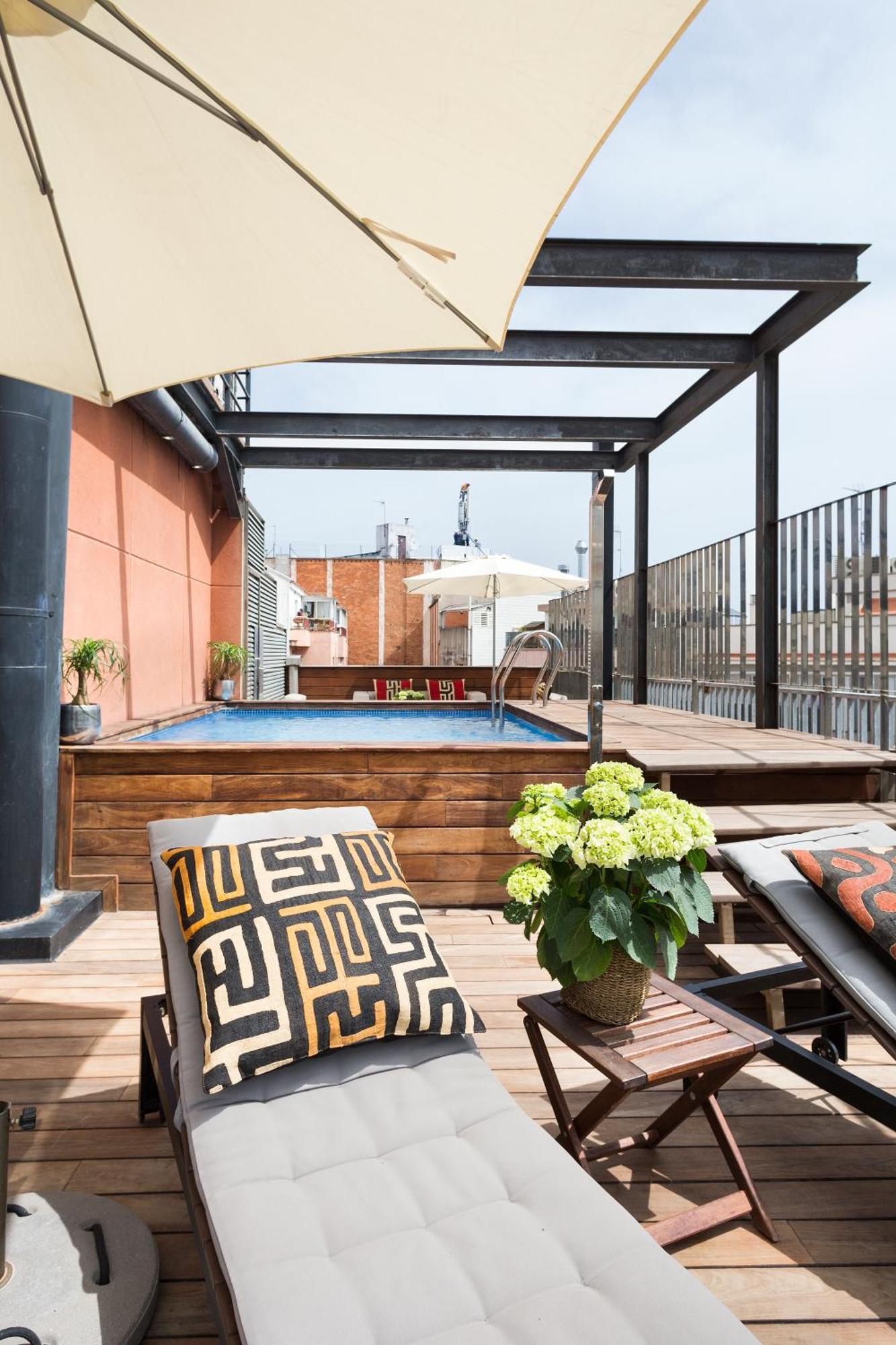Apartment Barcelona Rentals - Pool Terrace In City Center Zimmer foto