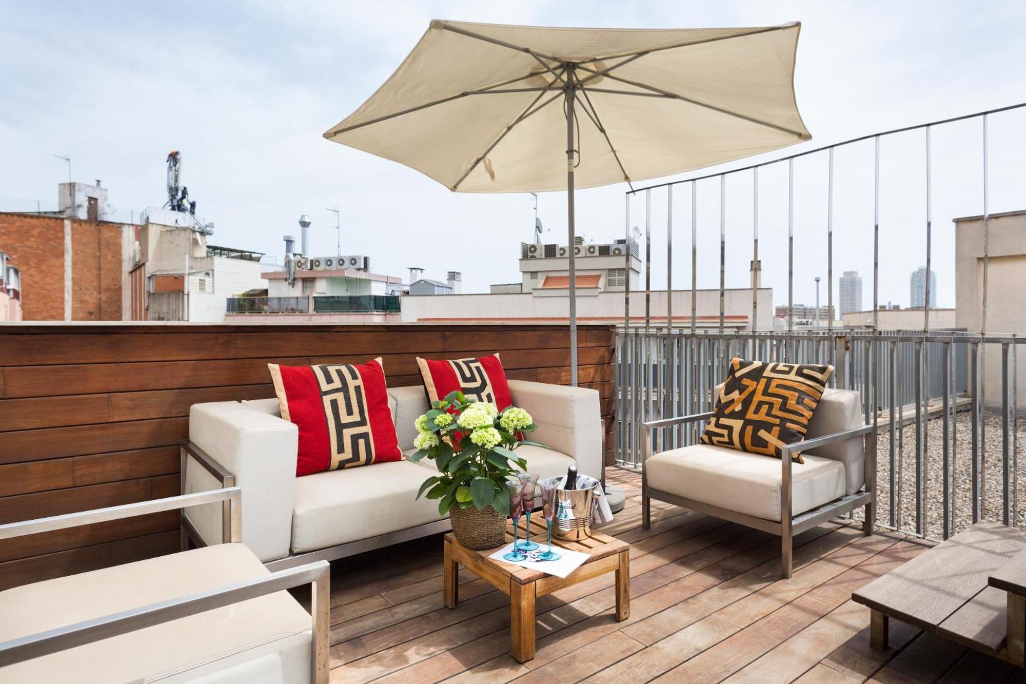 Apartment Barcelona Rentals - Pool Terrace In City Center Zimmer foto