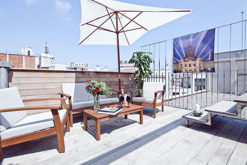 Apartment Barcelona Rentals - Pool Terrace In City Center Exterior foto